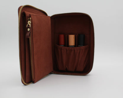 Pictured: Cognac Leather Portfolio